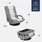Best Choice Products 360-Degree Swivel Gaming Floor Chair w/ Armrest Handles, Foldable Adjustable Back